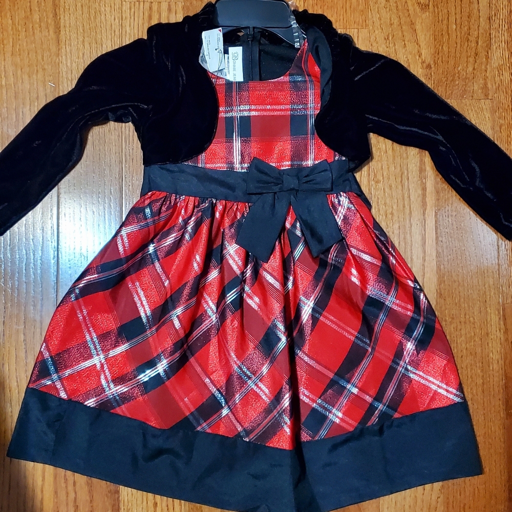 Plaid dress with jacket kids 5